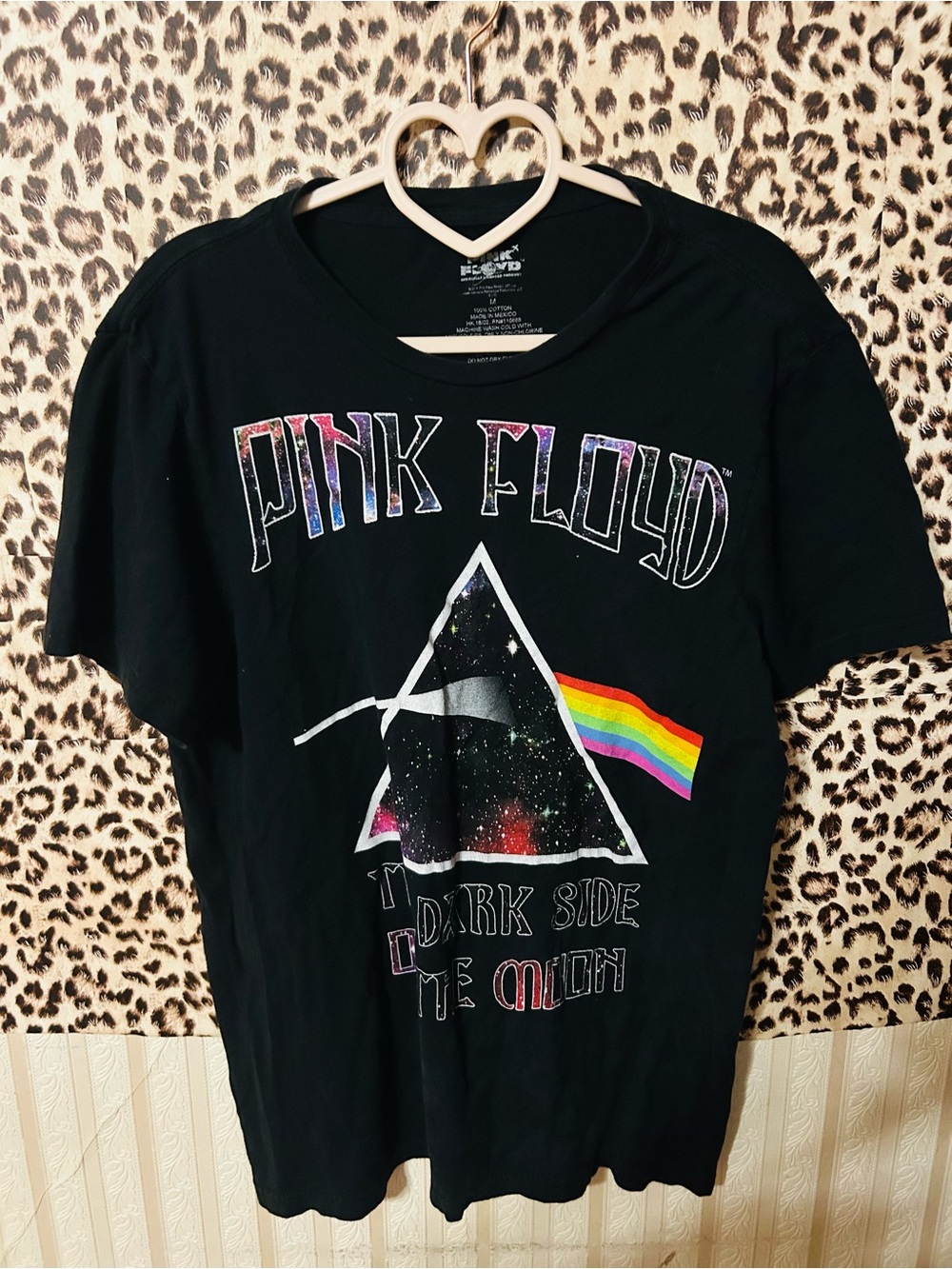 Pink Floyd Black Band Tee with Faded Logo